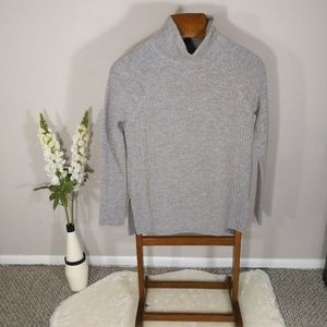 Vince Cowl Neck Wool/Cashmere Sweater w Side Zip